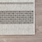 Homeroots 8 x 10 ft. Gray Stripe Indoor & Outdoor Area Rug 396232 - alternate 2